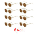 Children's sunglasses, inset style  round frame, 1-7 year old baby sunglasses, sun shading, sun protection