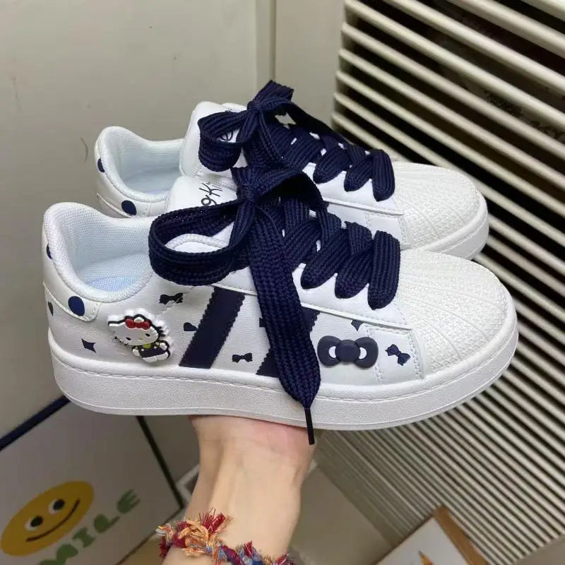 Sanrio Pink Sling Shoes Hello Kitty New Style Casual Shoes Fashion Girls Sports Shoes Student Versatile Breathable Sling Shoes