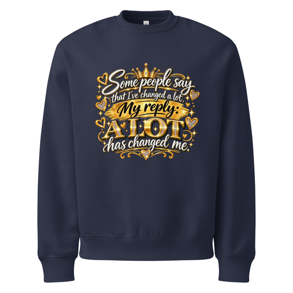 Ellima Unlimited "Changed" Unisex Oversized Heavyweight Sweatshirt | Bella + Canvas 4711