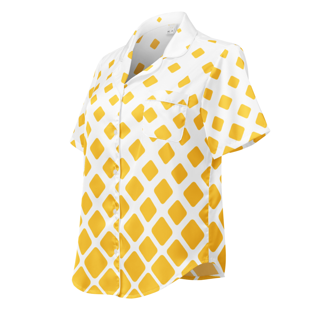All-Over Print Women's Short Sleeve Pajama Top