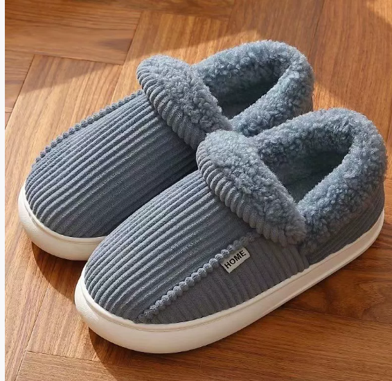 Women's Anti-Slip Cotton Slippers for Home Use