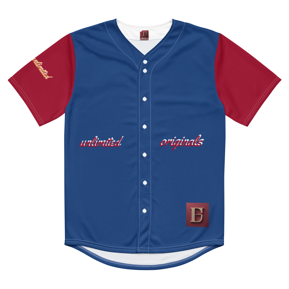 All-Over Print Recycled Unisex Baseball Jersey