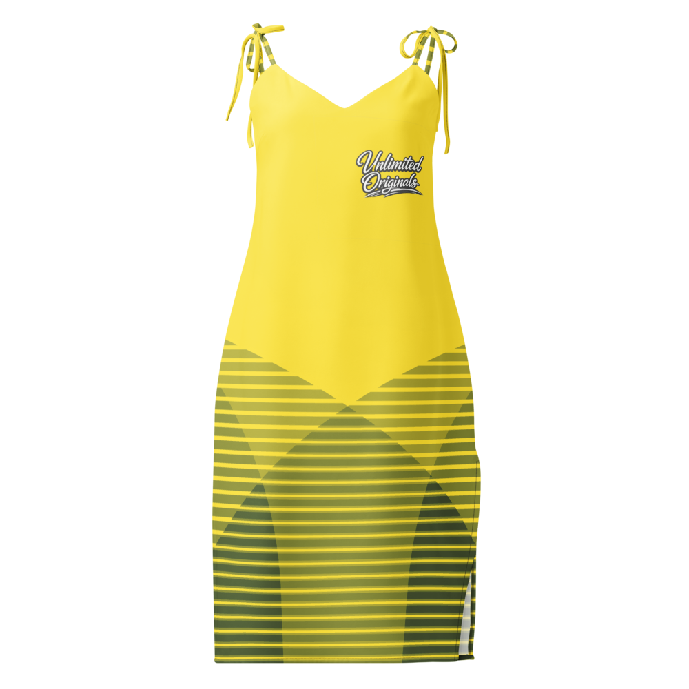 All-Over Print Slip Dress