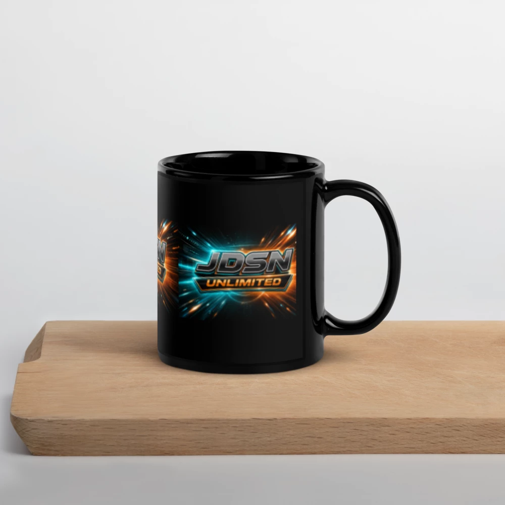 Black Glossy Mug