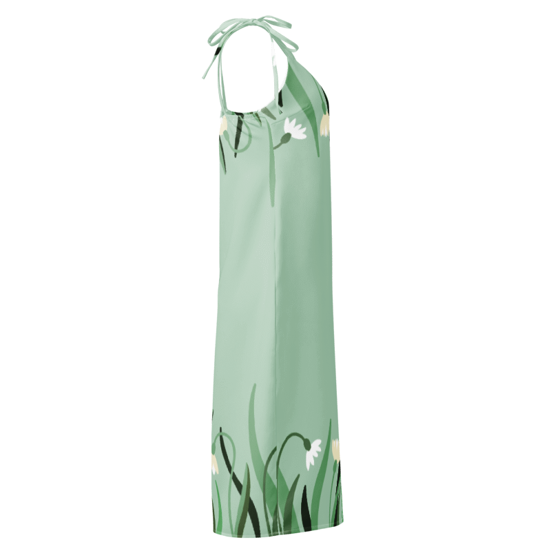 All-Over Print Slip Dress