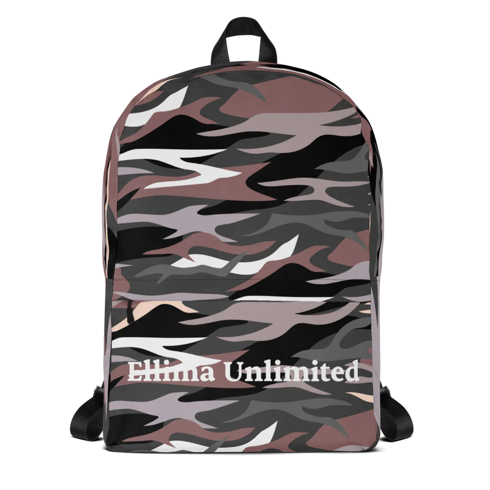 Ellima Unlimited Camo All-Over Print Backpack