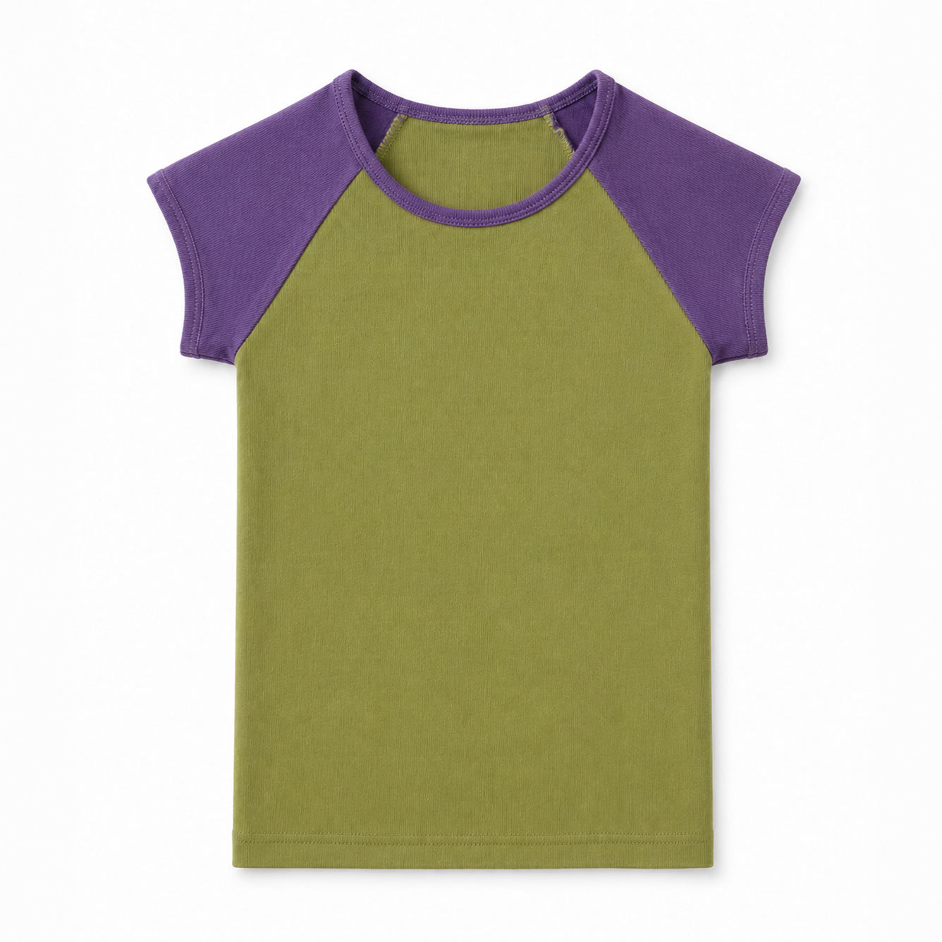 3001GD - CLOSEOUT Women's Garment Dyed Raglan Baby Tee