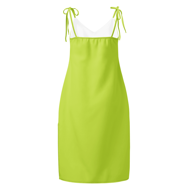 All-Over Print Slip Dress