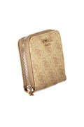 GUESS JEANS WOMEN'S BEIGE WALLET