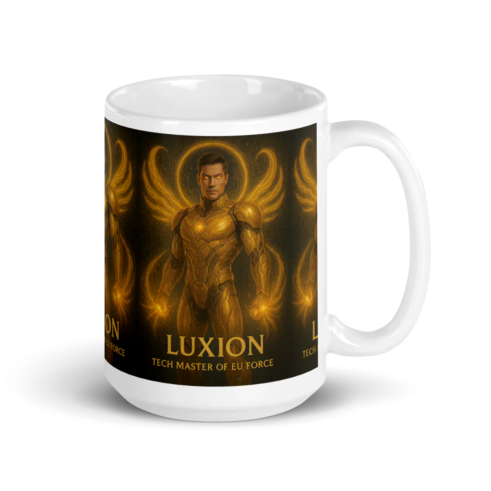 Luxion White Glossy Mug