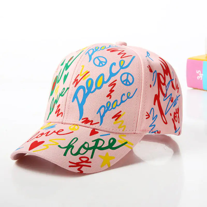 Casual Graffiti Style Baseball Cap