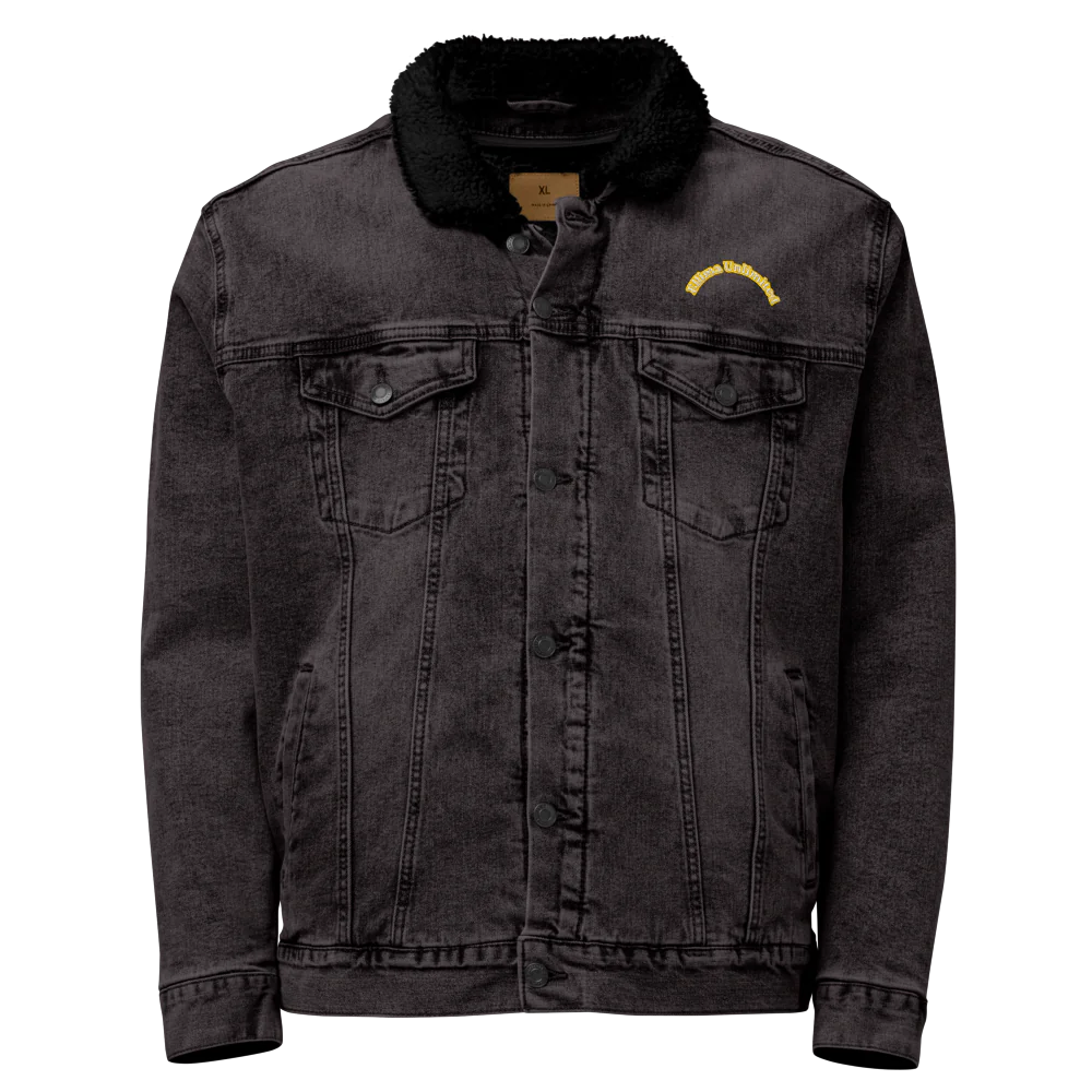 Ellima Unlimited Unisex Sherpa Denim Jacket | Threadfast Apparel 372J