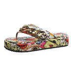 Graffiti Platform Women's Sandals and Slippers