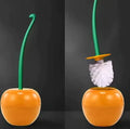 Cherry Toilet Brush Set - Plastic Cleaning Tool (One Set)