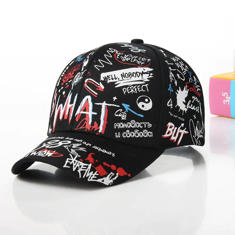 Casual Graffiti Style Baseball Cap