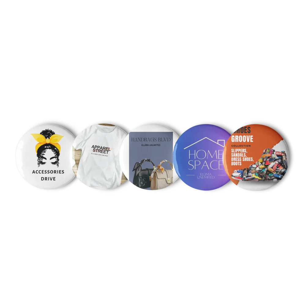 Set of Pin Buttons