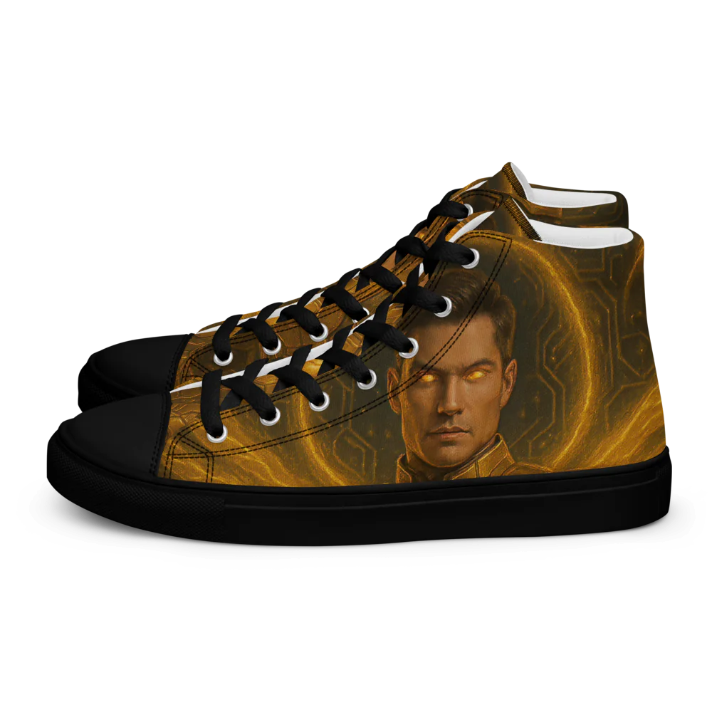 Luxion Men's High Top Canvas Shoes