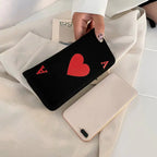 Women's Canvas Clutch Purse with Graffiti Pattern