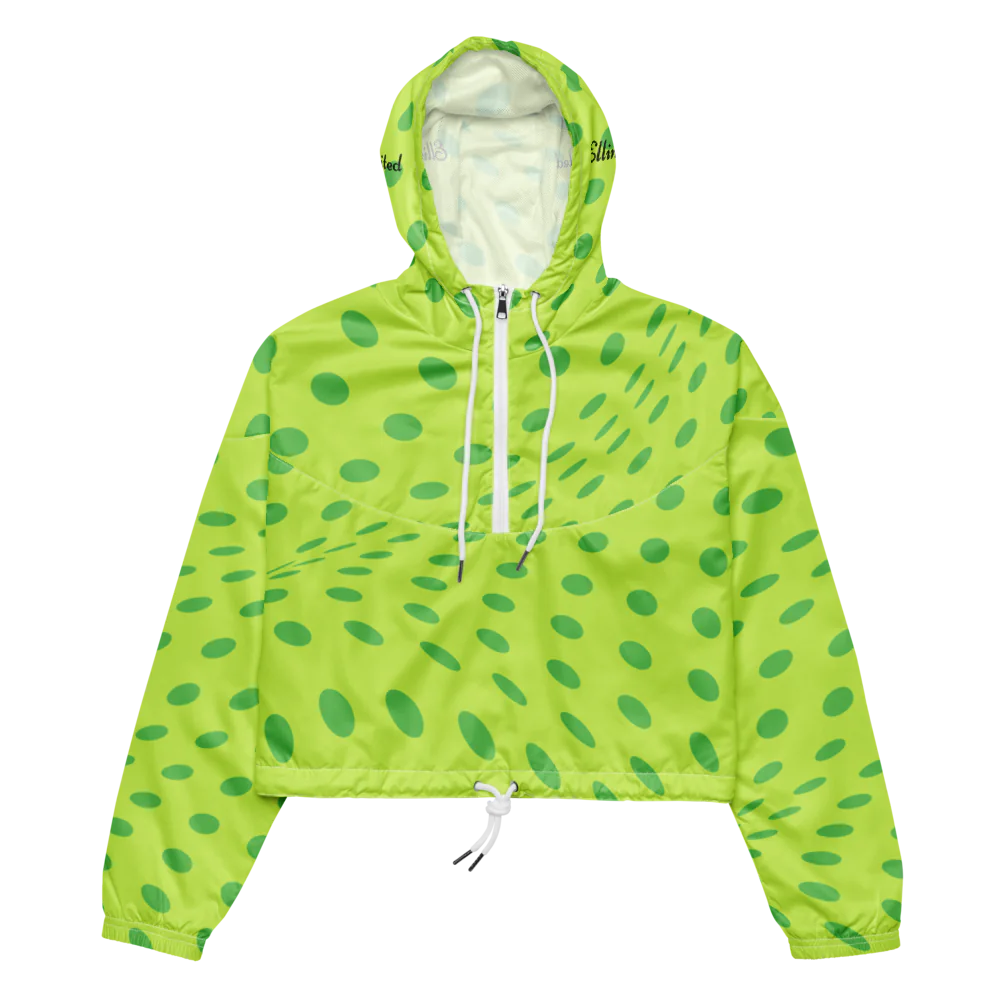 All-Over Print Women's Cropped Windbreaker