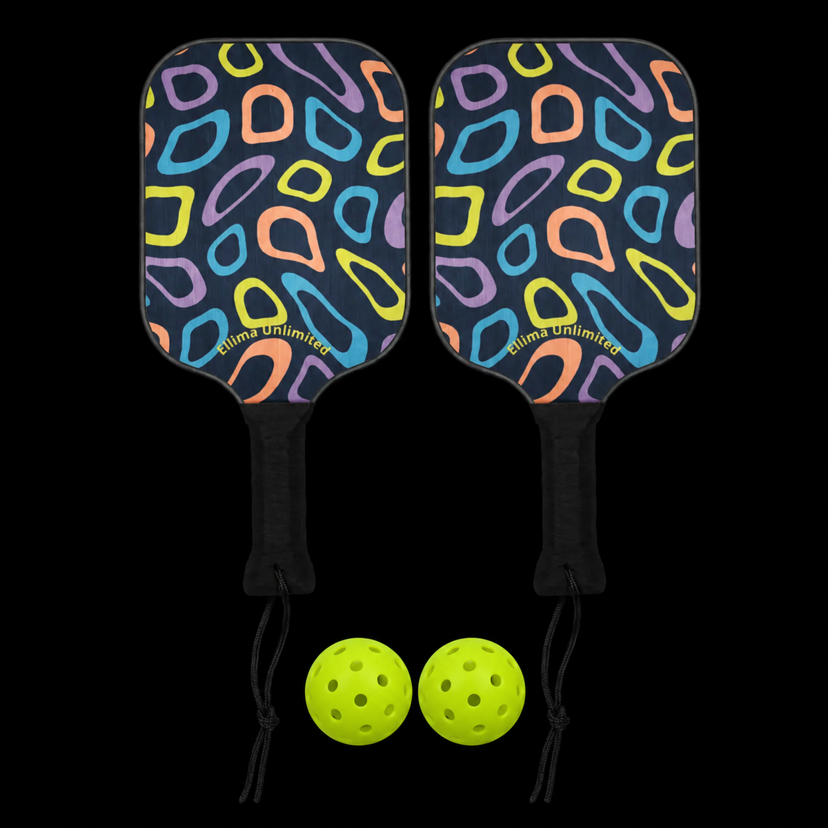 Multicolored Pickleball Paddle (Set)