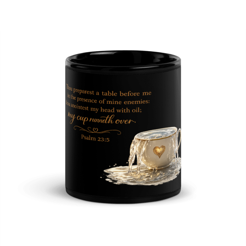 Black Glossy Mug