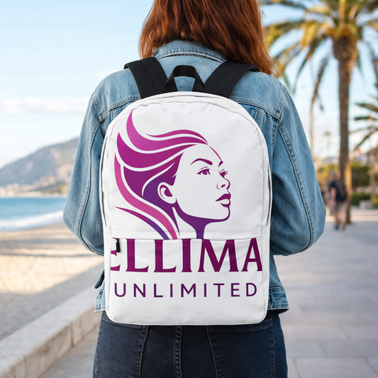 Ellima Unlimited Logo All-Over Print Backpack