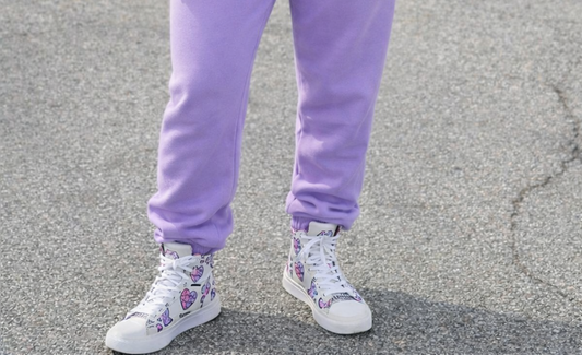 Autism Awareness Women's High Top Canvas Shoes