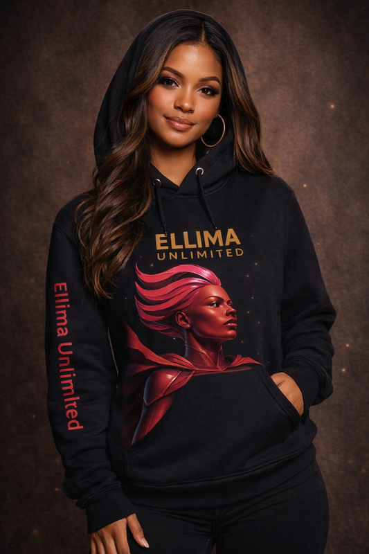 Ellima Unlimited Crimson Light Unisex Organic Side Pocket Hoodie | Stanley/Stella SASU012