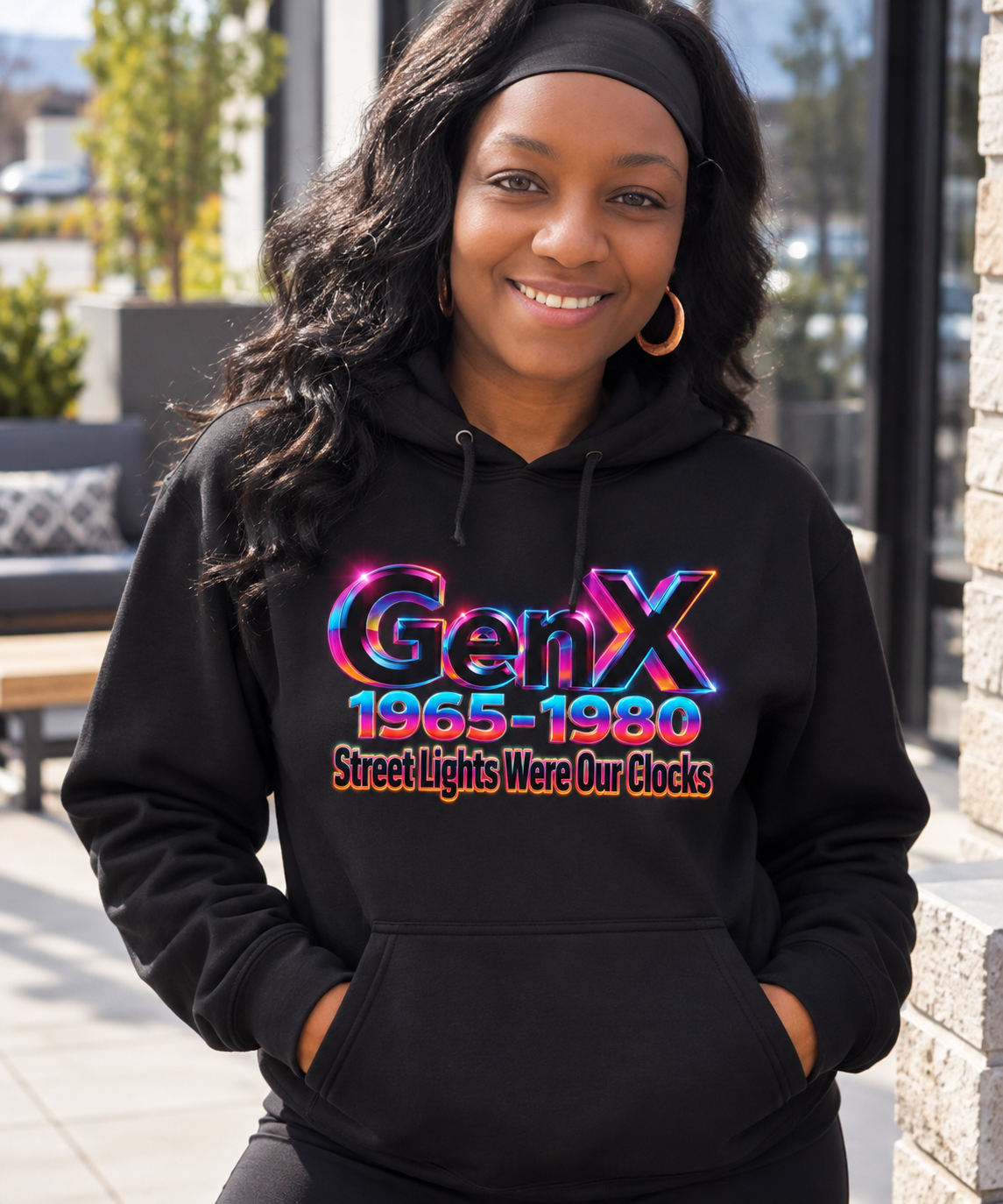 Ellima Unlimited Street Lights Pink Unisex Heavy Blend Hoodie | Gildan 18500