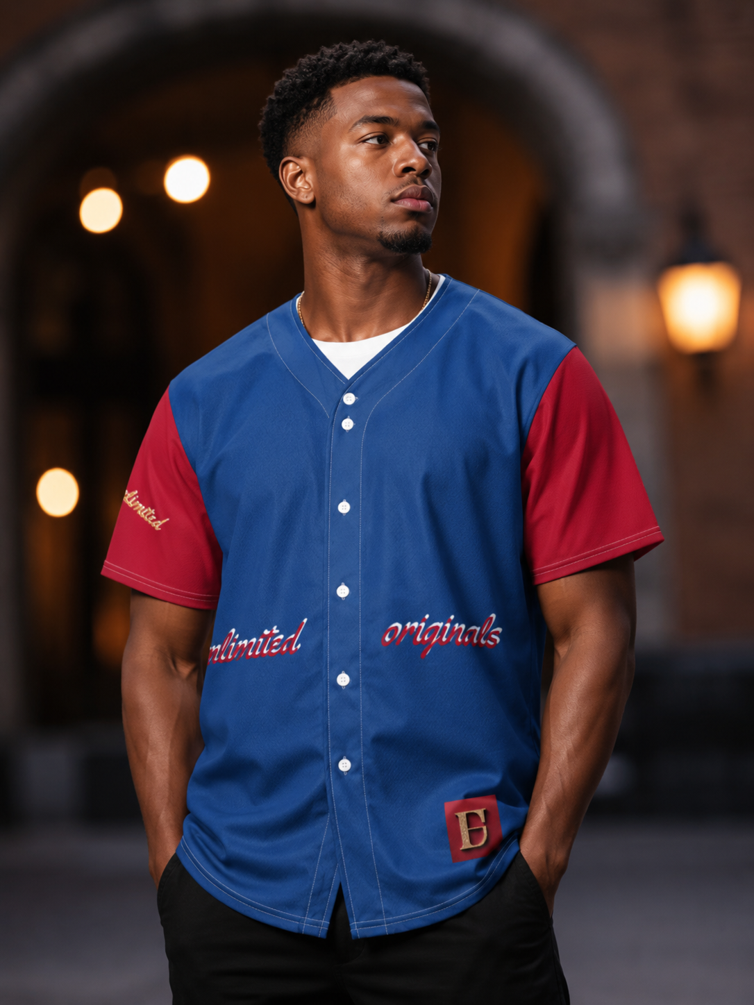 All-Over Print Recycled Unisex Baseball Jersey
