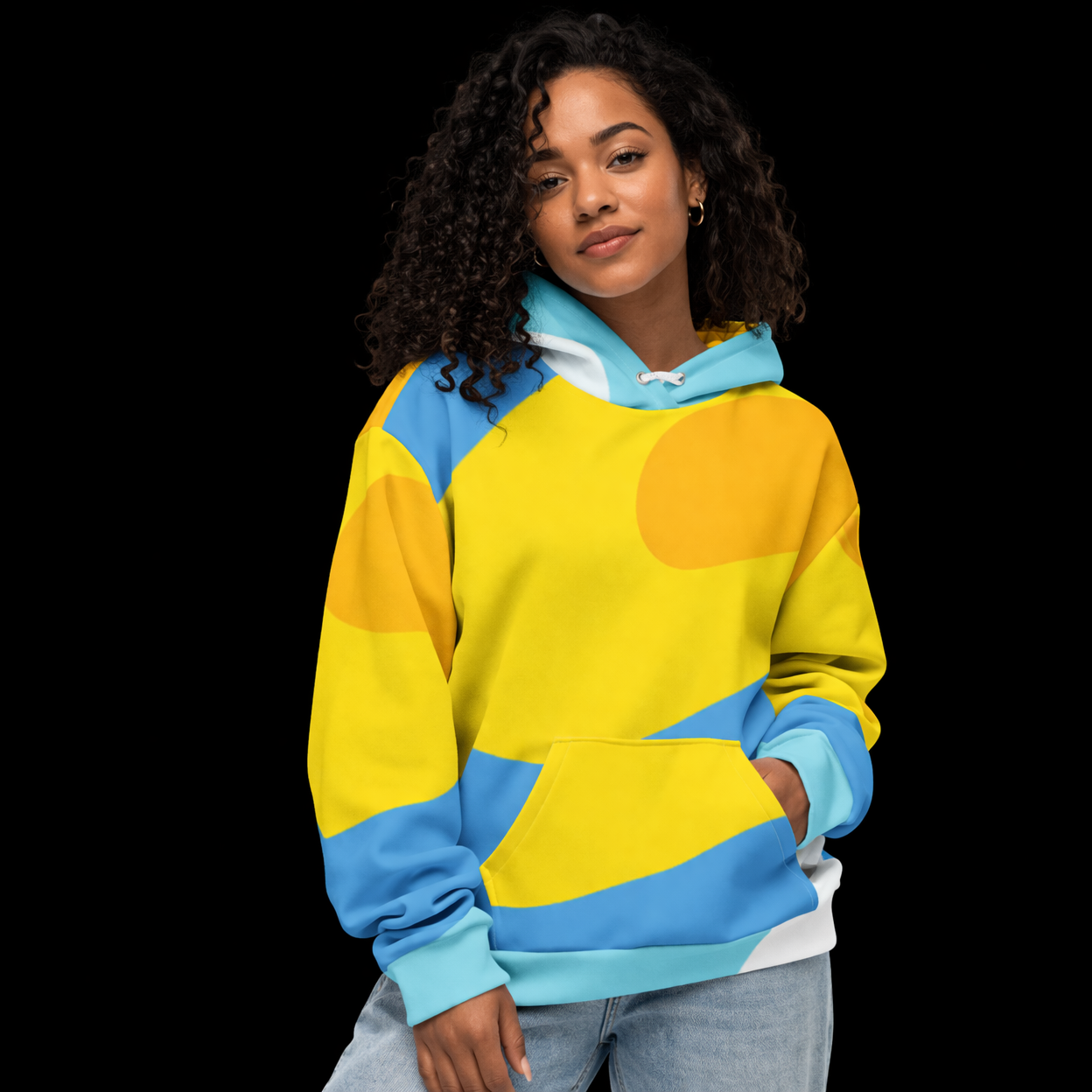 All-Over Print Recycled Unisex Hoodie