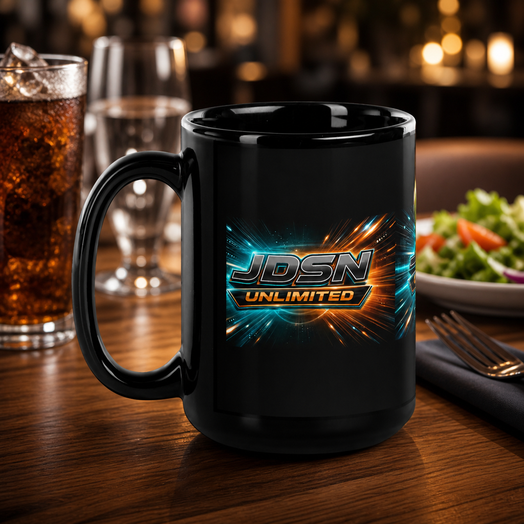Black Glossy Mug