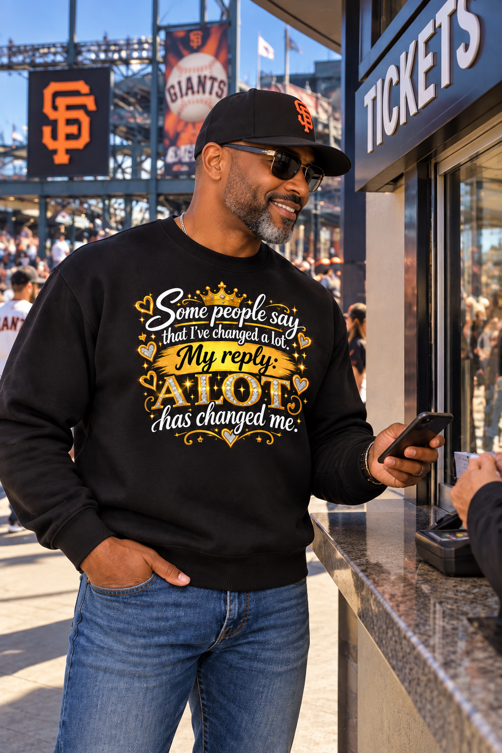 Ellima Unlimited "Changed" Unisex Oversized Heavyweight Sweatshirt | Bella + Canvas 4711