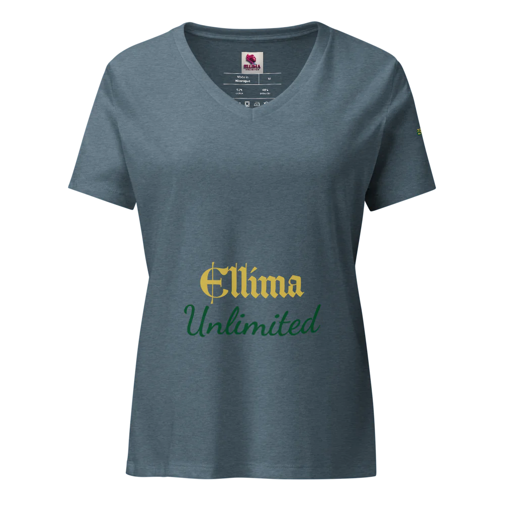 Ellima Unlimited Women's Relaxed V-Neck T-Shirt | Bella Canvas 6405CVC