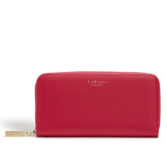 Serene Pink Vegan Zip Around Wallet