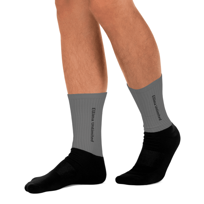 Black Foot Sublimated Socks