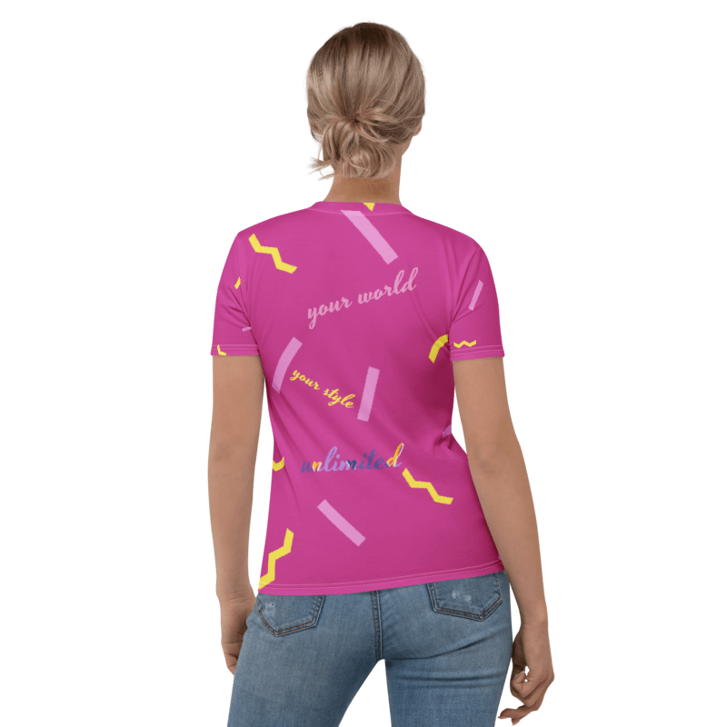 All-Over Print Women's Crew Neck T-Shirt