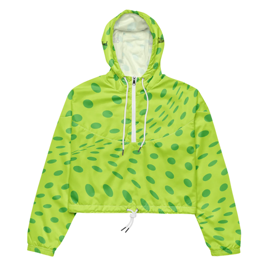 All-Over Print Women's Cropped Windbreaker