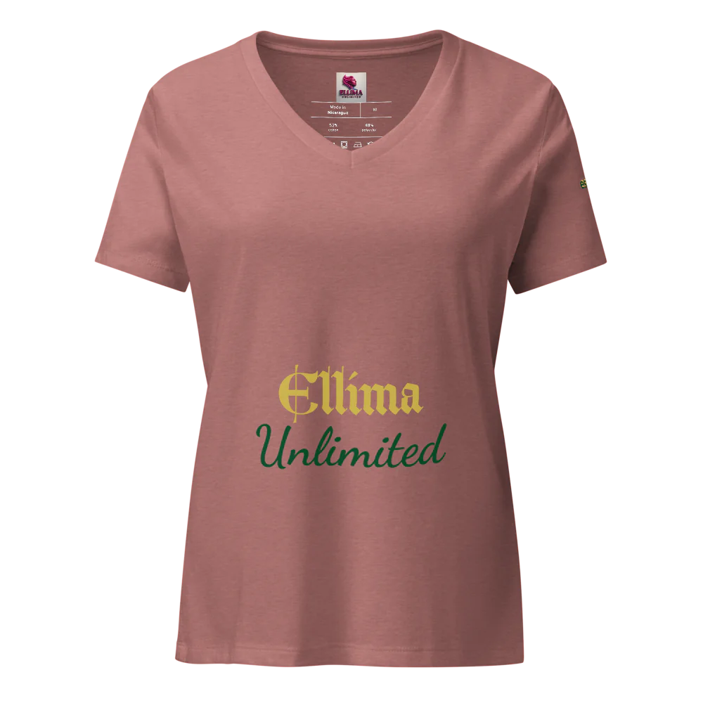 Women's Relaxed V-Neck T-Shirt | Bella Canvas 6405CVC