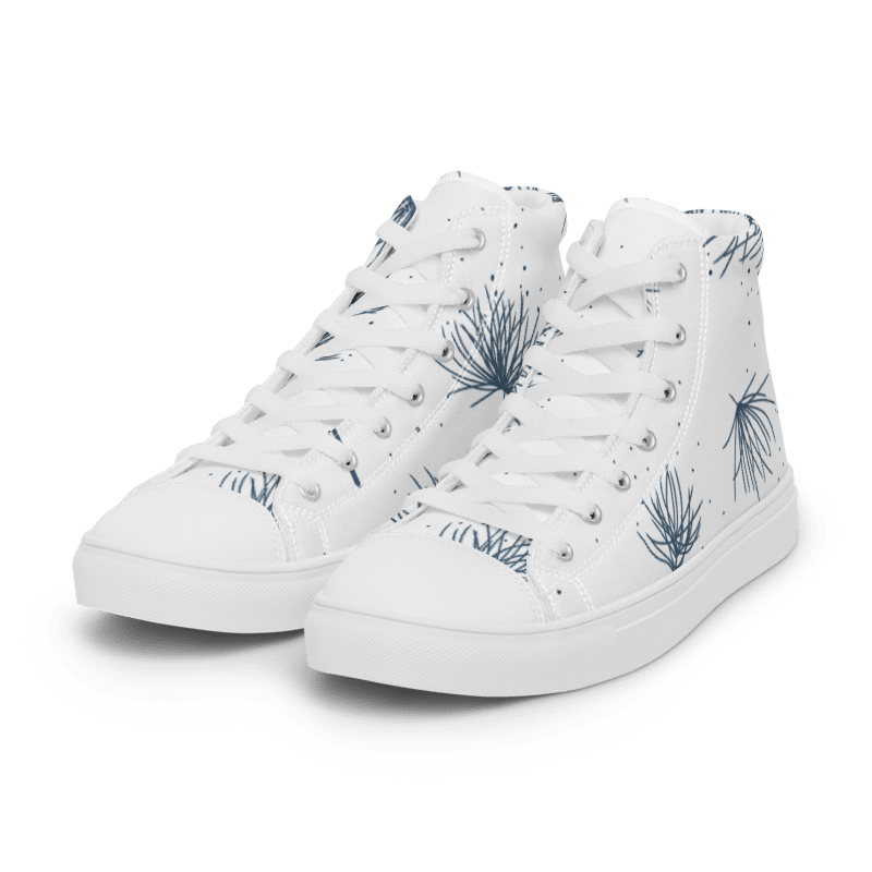 Women's Tree Needle High Top Canvas Shoes