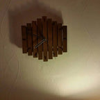 Rustic European Style Wooden Wall Clock