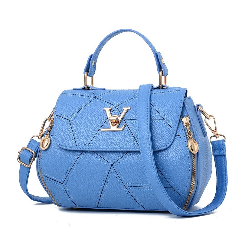 Flap V Brand Womens Bag Luxury Leathe Handbags Shell thread Ladies Clutch Designer Bag Sac A Main Femme Bolsas Women'sTote Purse