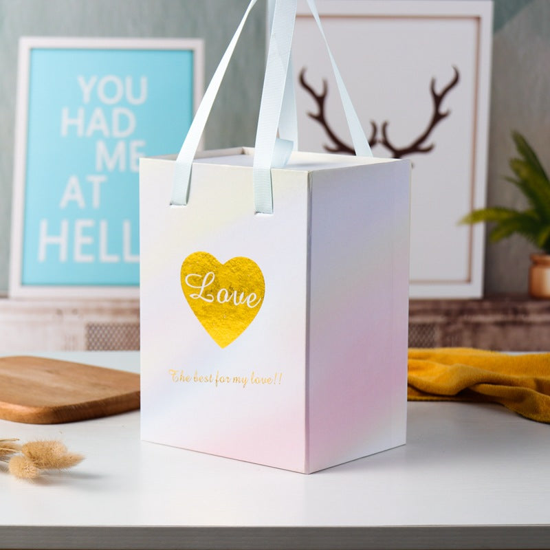 Marble stone gift box Nordic Ins Flamingo Mug Cup Couple Ceramic Cup Wedding Custom LOGO