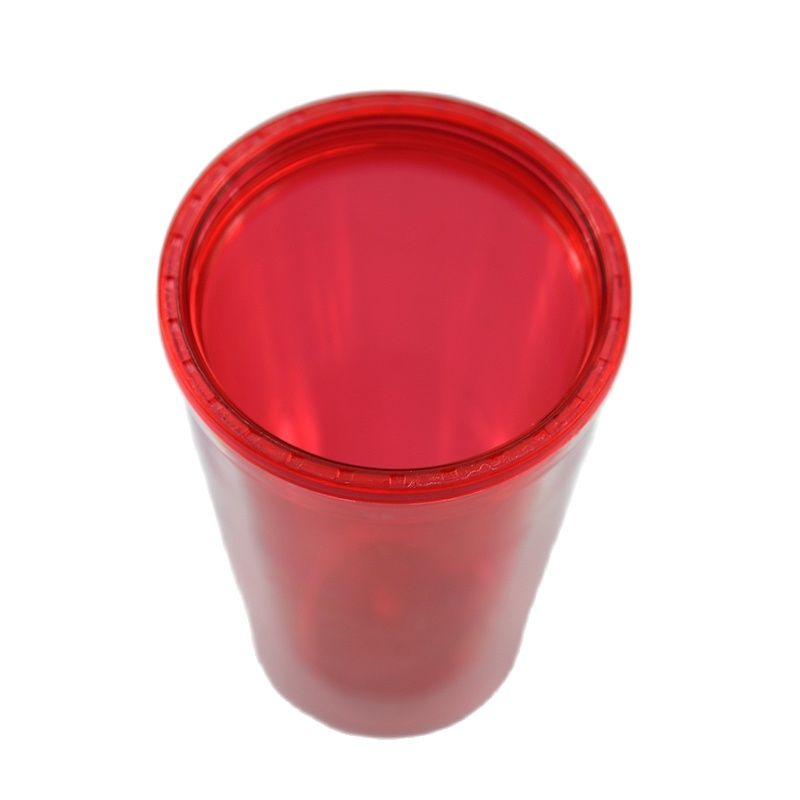 450ml Double Layer Tumbler Plastic Mug Coffee Cup Straw Cup Creative Transparent Cute Water Cup Outdoor Portable Gift Cup