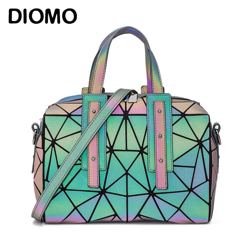 Luminous Geometric Handbags