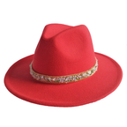 Two tone Fedoras Jazz Hats Cowboy Hats For Women And Men Double-sided Color Cap Red With Black Wool Bowler Hat Wholesale шапка