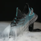 Sneakers Men 2022 New Breathable Stretch Fabric Soft Comfortable Running Sport Shoes Big Size 47 48 Lightweight Men Shoes
