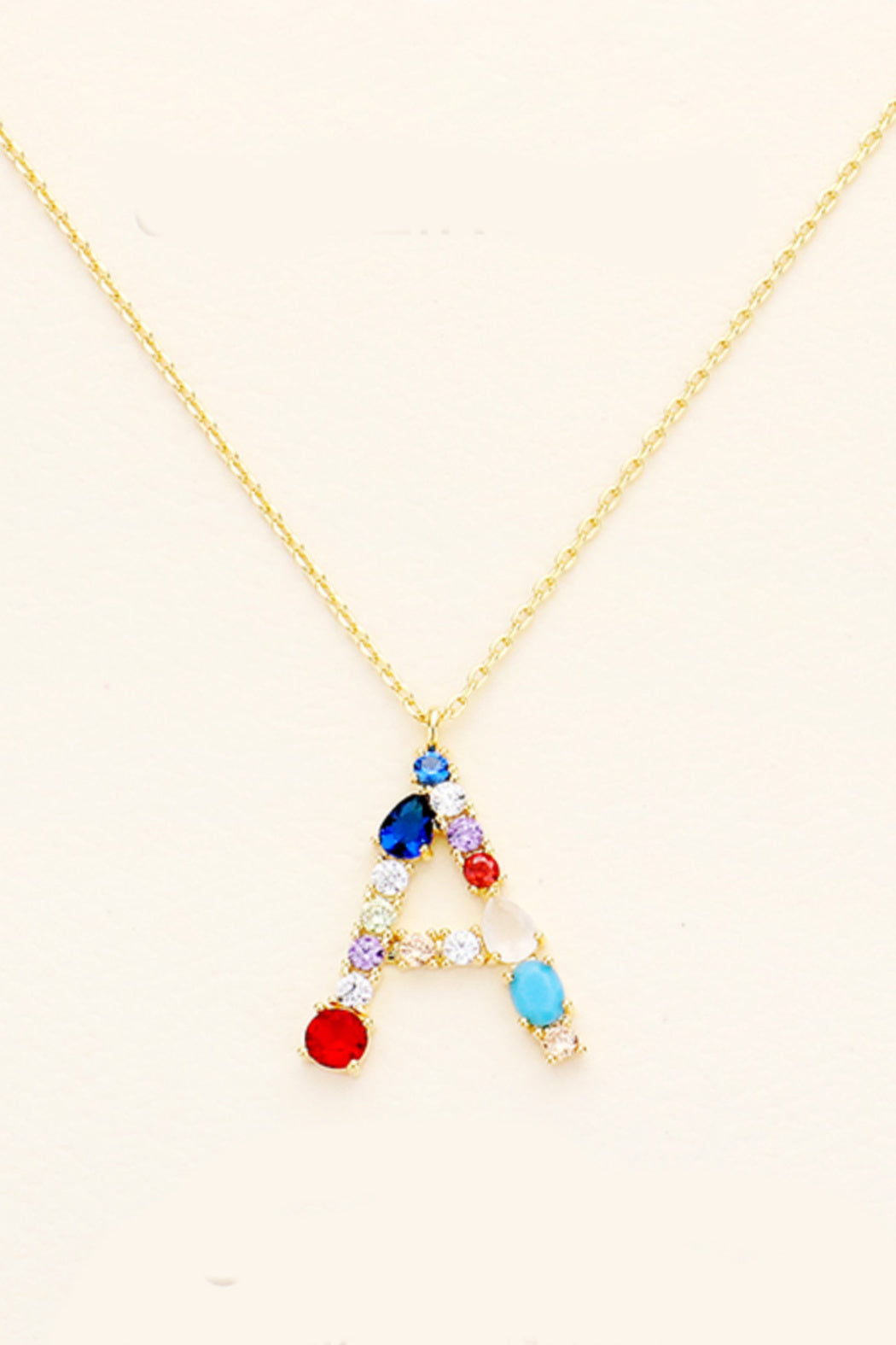 Bright Initial Necklace