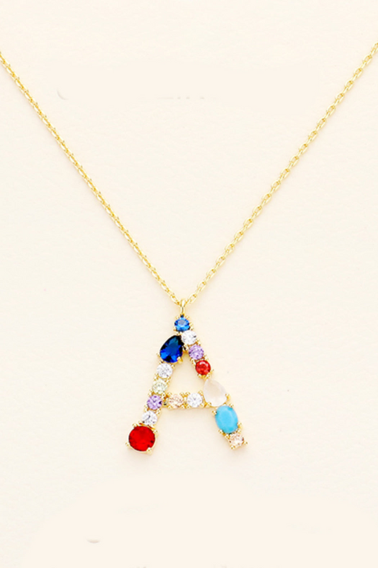 Bright Initial Necklace