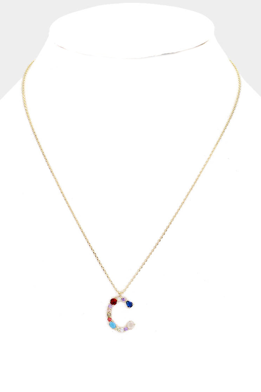 Bright Initial Necklace